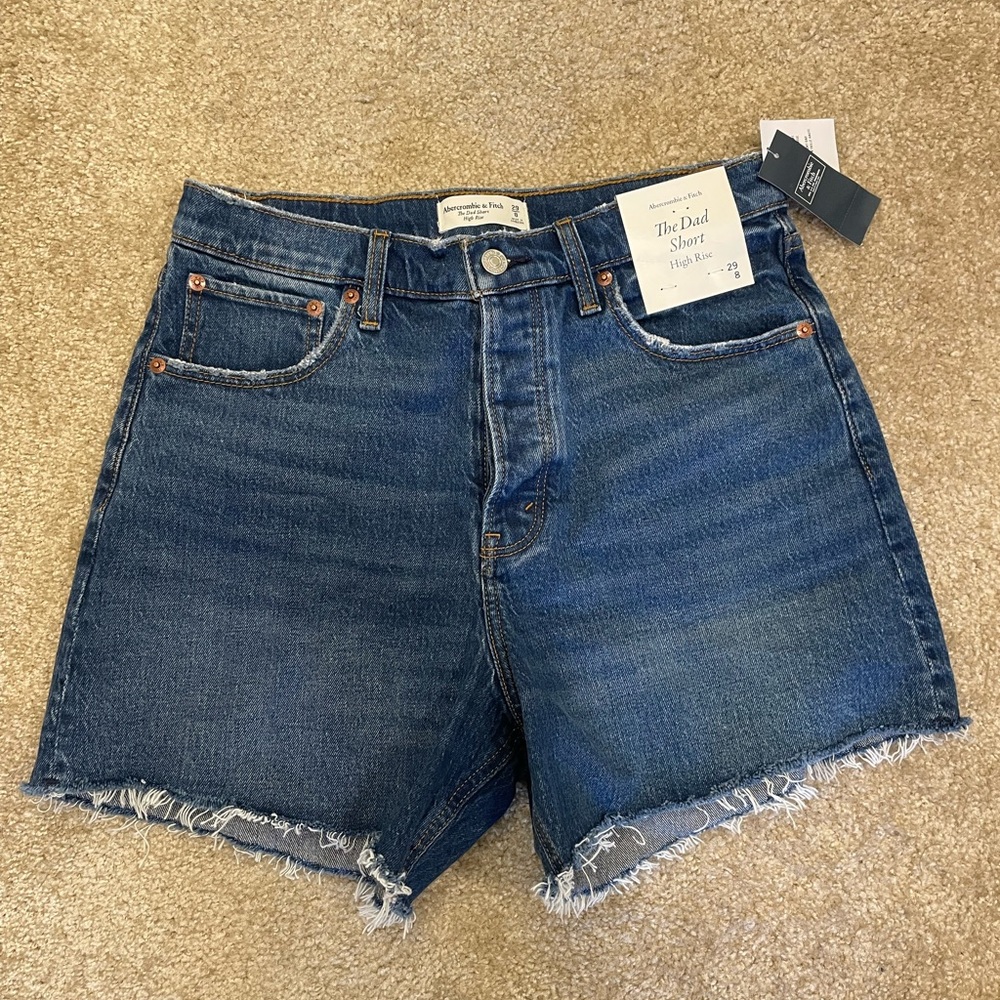 Abercrombie High Rise Dad Shorts